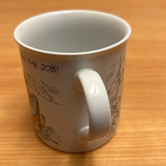 Vintage 80s Hallmark relax there's a woman on the job mug - Picture 6 of 8